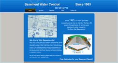 Desktop Screenshot of basementwatercontrol.net